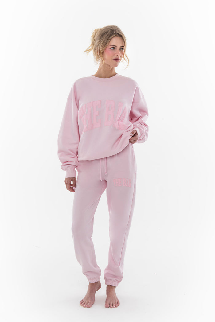 VARSITY SWEATSHIRT BLUSH/PINK