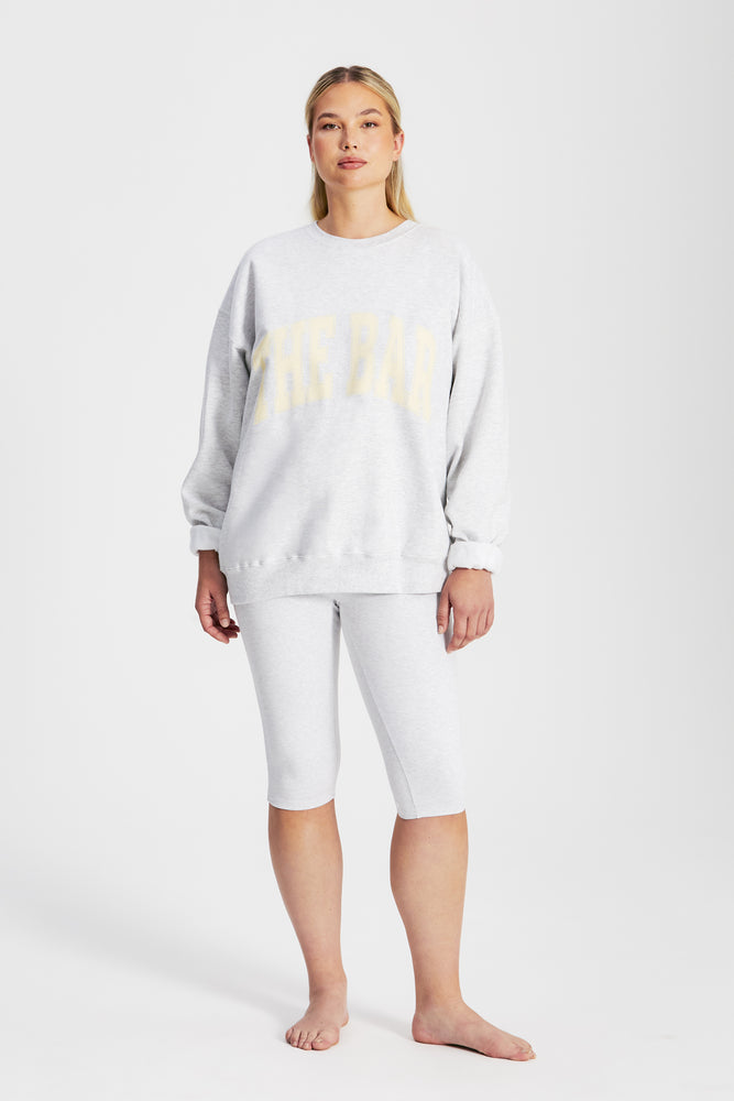 
                  
                    Load image into Gallery viewer, INSIDE OUT VARSITY LT HEATHER GREY
                  
                