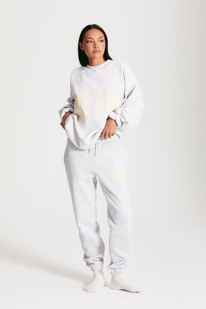VARSITY SWEATPANTS LT HEATHER GREY