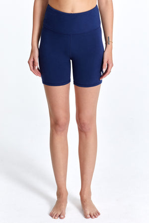 
                  
                    Load image into Gallery viewer, VARSITY BIKER SHORT NAVY
                  
                