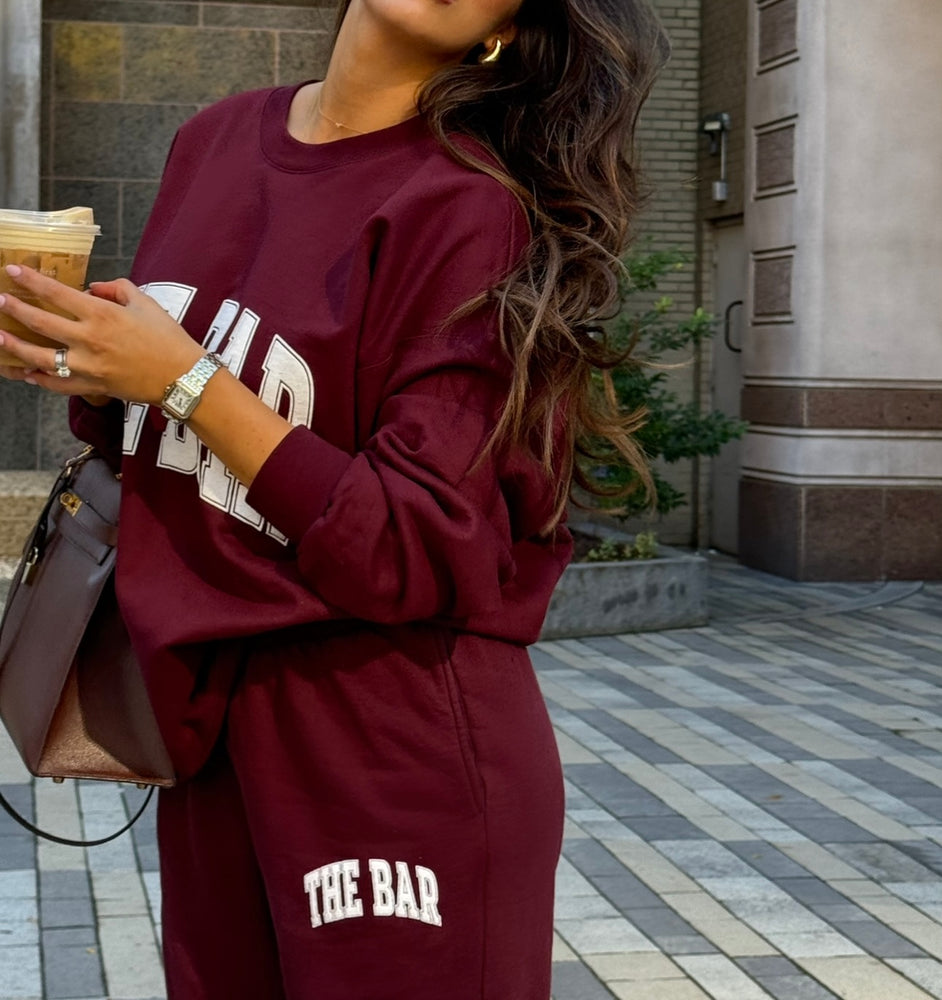 
                  
                    Load image into Gallery viewer, VARSITY SWEATPANTS MAROON
                  
                