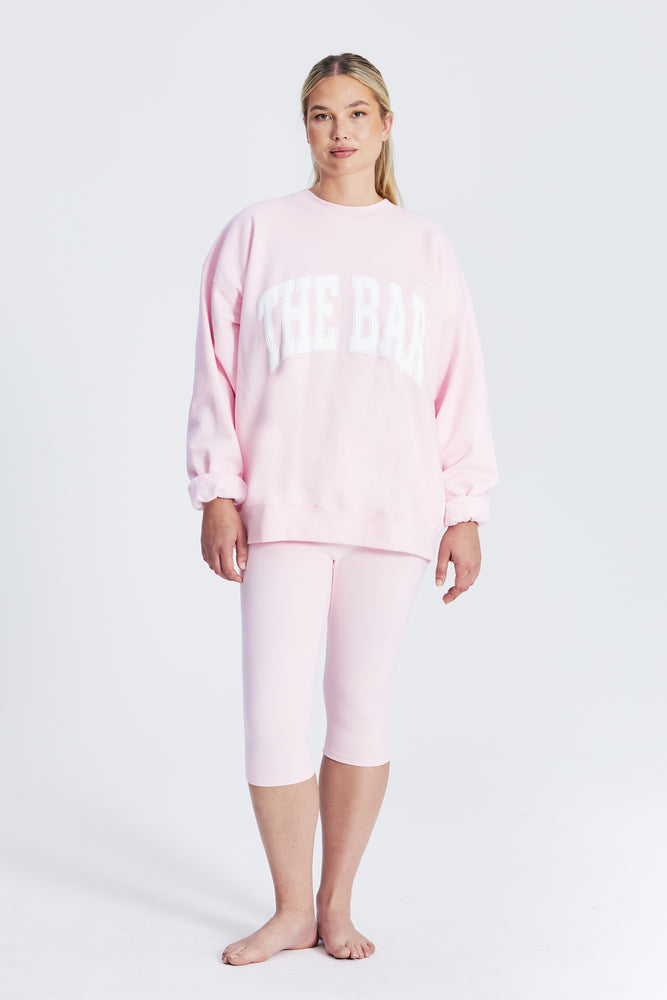 
                  
                    Load image into Gallery viewer, VARSITY SWEATSHIRT BLUSH
                  
                