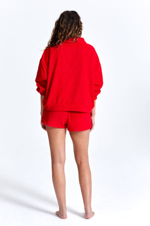
                  
                    Load image into Gallery viewer, TERRY SHORTS - RED
                  
                