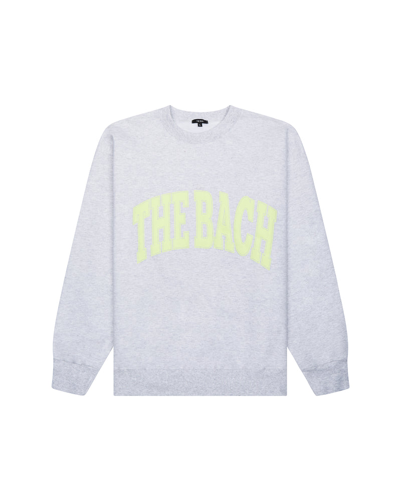 
                  
                    Load image into Gallery viewer, THE BACH SWEATSHIRT LT HEATHER GREY / LIME
                  
                