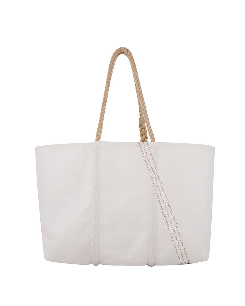 
                  
                    Load image into Gallery viewer, SEA BAGS MAINE FOR THE BAR WHITE/NAVY
                  
                