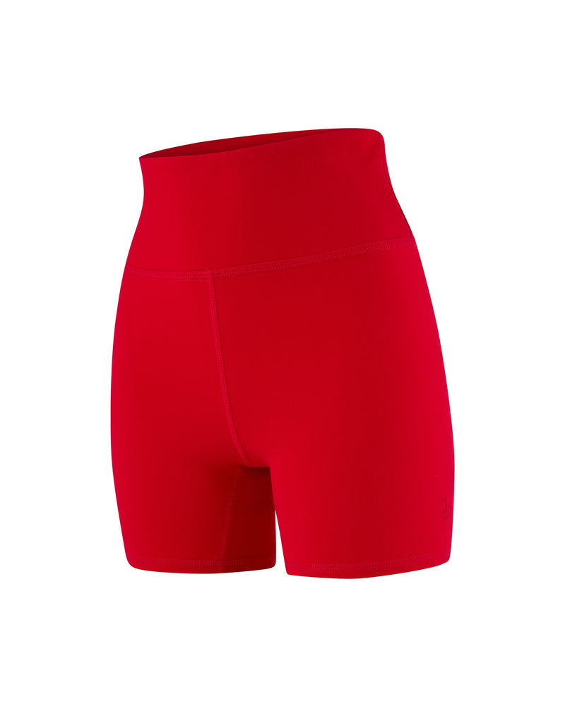 
                  
                    Load image into Gallery viewer, VARSITY BIKER SHORT RED
                  
                