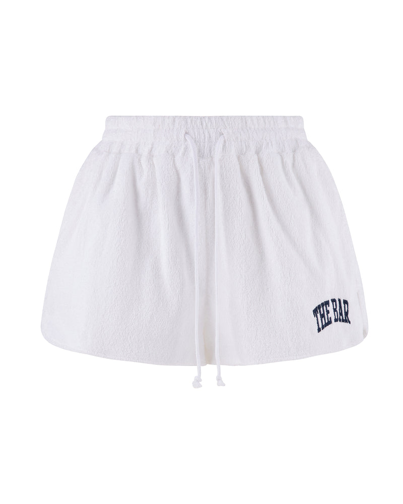 
                  
                    Load image into Gallery viewer, TERRY SHORTS - WHITE
                  
                