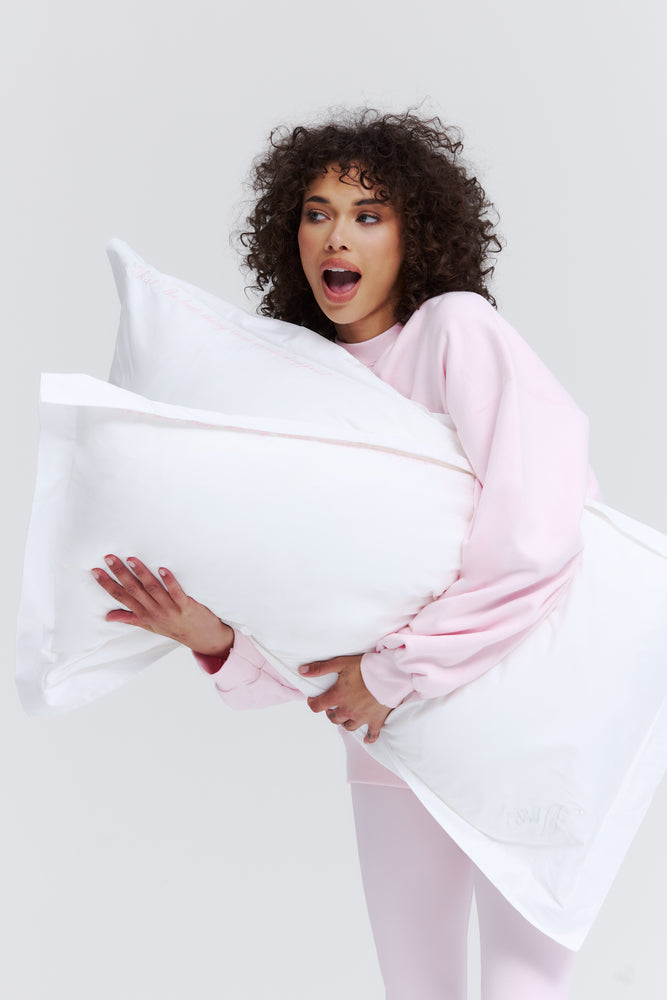 
                  
                    Load image into Gallery viewer, &amp;quot;WHAT&amp;#39;S THE BEST THING THAT COULD HAPPEN?&amp;quot; PILLOWCASE
                  
                