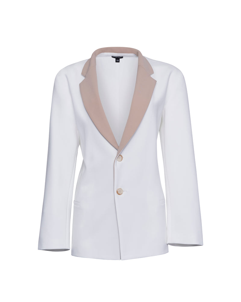 
                  
                    Load image into Gallery viewer, JOEY BLAZER WHITE/TAN
                  
                
