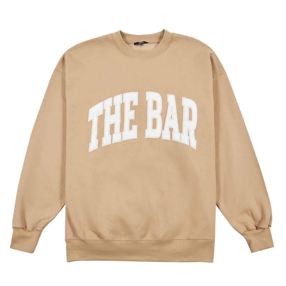 
                  
                    Load image into Gallery viewer, VARSITY SWEATSHIRT BEIGE
                  
                