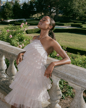 
                  
                    Load image into Gallery viewer, KAI DRESS SPARKLE NUDE
                  
                